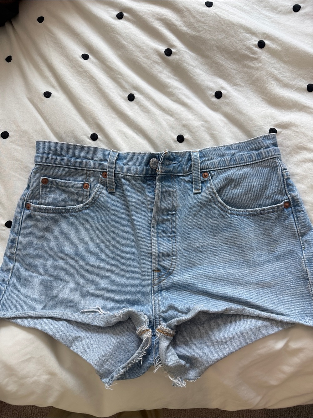 Levi’s Denim Jean Shorts - Picture 2 of 2